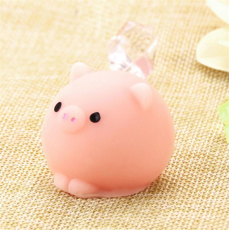 Kawaii Squishy Pig Ball Mochi Squeeze Prayer Cute Toy Collection Fun Joke Gift Anti-stress Toys Novelty Gift Home Decor