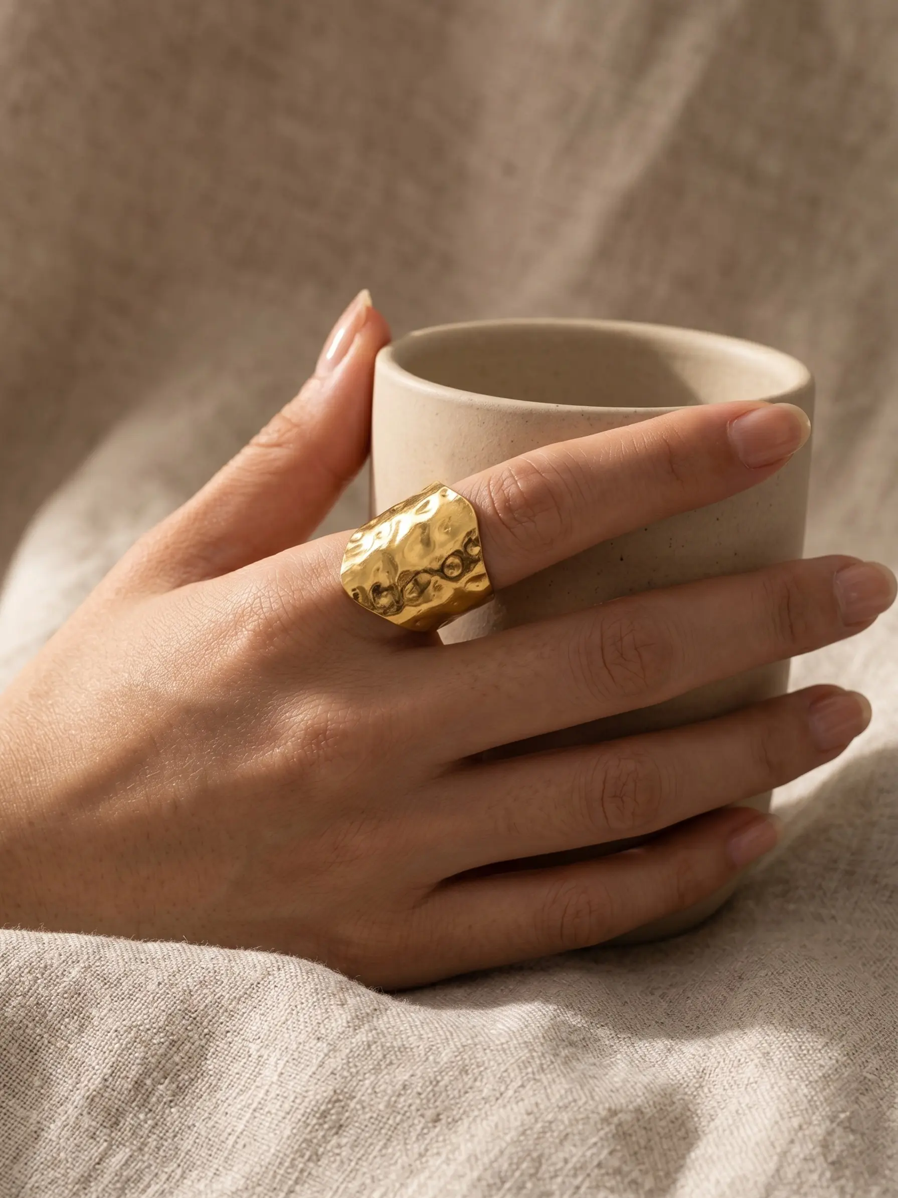 Trendy Stainless Steel Ring, High-End Adjustable Finger Ring, Unique Personality Design, Fashionable Jewelry for All Occasions
