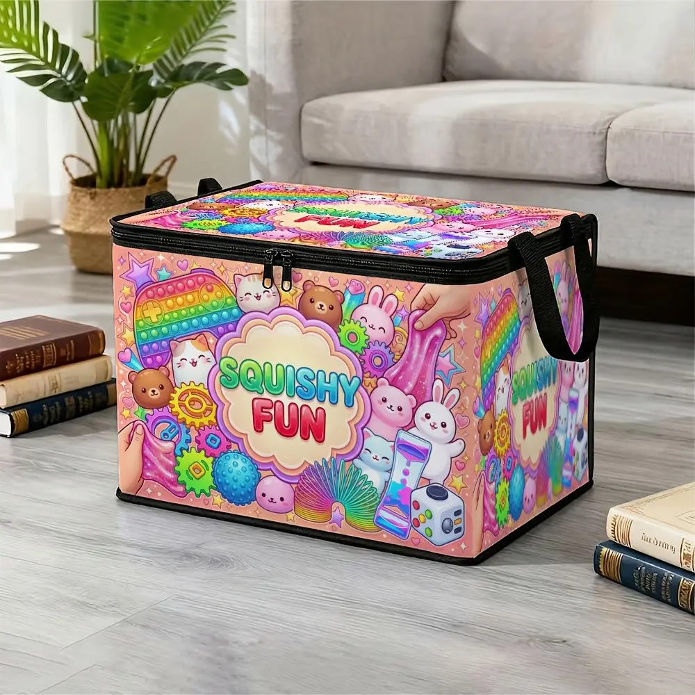 Modern Pop Art Storage Box with Lid, Fidget Toy Slime Squishy Animal, Under-Bed Storage, Moving Boxes, Seasonal Decorations, Underbed Storage Containers