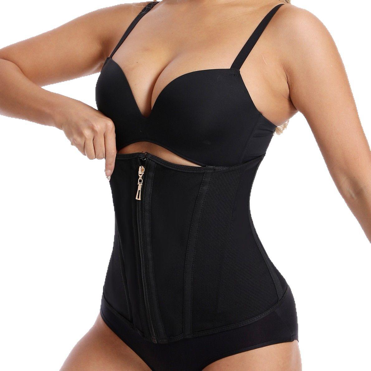 Colombian Faja Waist Trainer Full Body Shapewear Large Size Tummy Control Hourglass Figure Women Unlined Plunge Thong Bodysuit