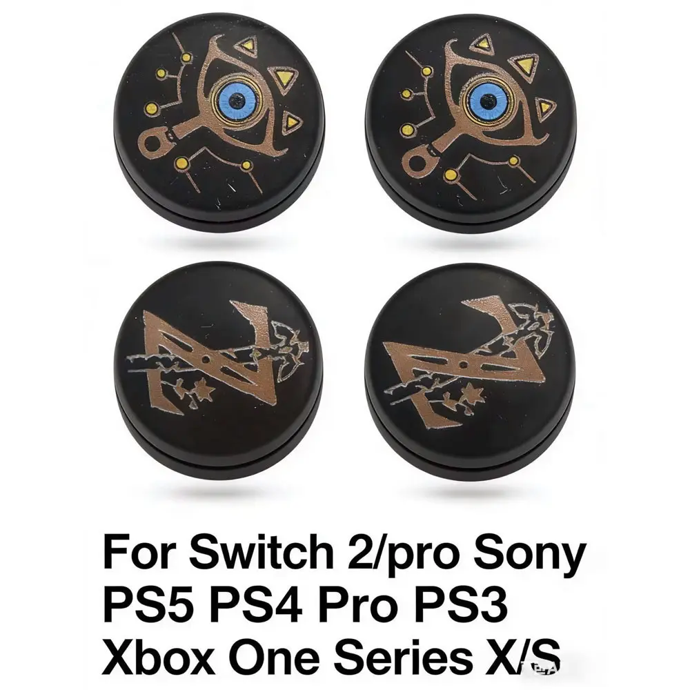 Silicone Thumb Stick Grip Cap Joystick Cover For Sony PS5 PS4 PS3 Xbox One/360 Slim Series X/S Switch 2/2 Pro Case Protector