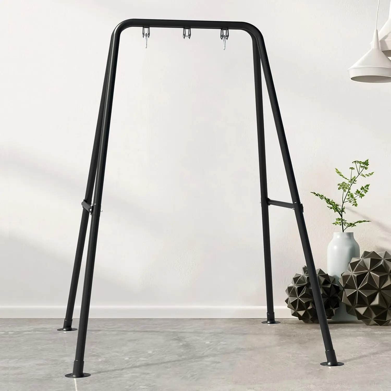 Hammock Chair Stand,Heavy Metal Swing Stand,Hammock Stand for Balcony, Patio, Terrace, Holds up to 300lb