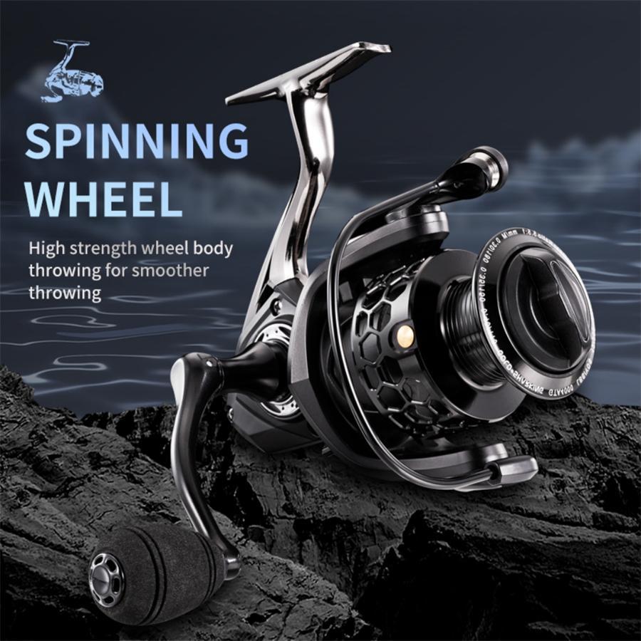 GTA-II Super Smooth Lightweight Spinning Fishing Reel, Ideal for Freshwater and Saltwater Fishing, Essential Gear for Anglers, Fishing Equipment