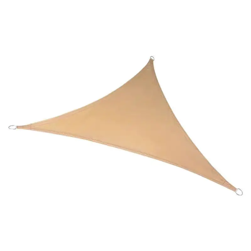 Heavy Duty Thick Polyester Oxford Triangular Shade Sail, UPF50+ UV Block All Weather Outdoor Canopy, Waterproof Wind & Rain Resistant Shelter with Reinforced D-Rings for Patio, Backyard, Garden, Poolside & Balcony Shade Cover