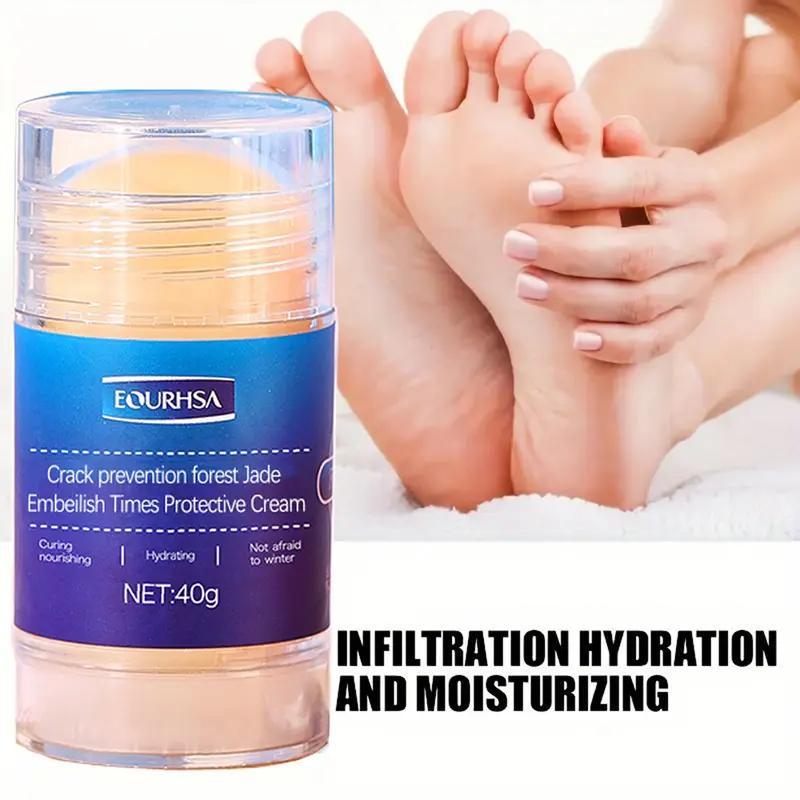 Foot Care Cream Anti-Cracked Moisturizing Softening Nourishing for Dry Cracked Feet with Glycerin & Vitamin E 40g Stick Dead Skin Remover Foot Care Cream Anti-Cracked Moisturizing Softening Nourishing for Dry Cracked Feet with Glycerin & Vitamin E 40g Stick Dead Skin Remover