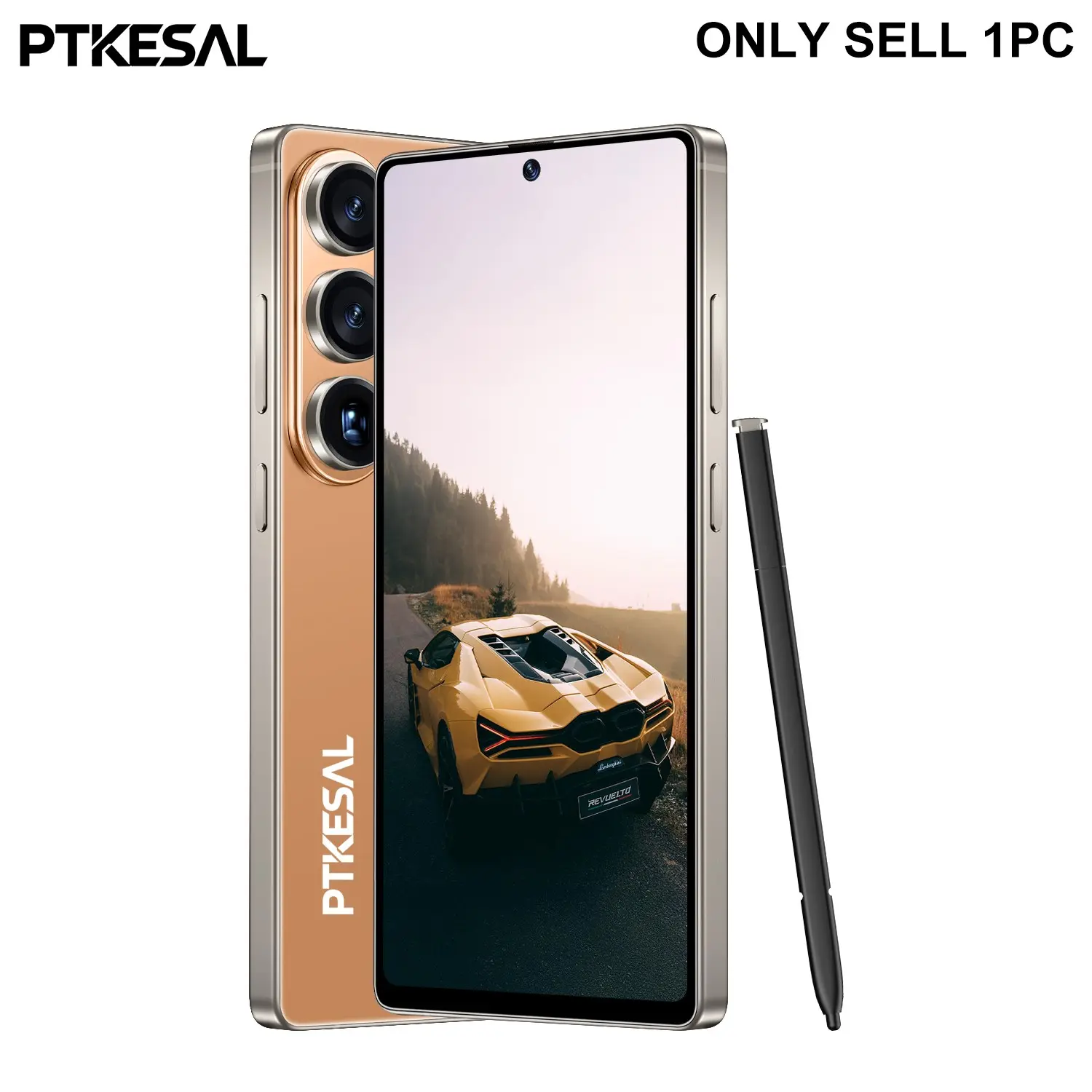 PTKESAL-Smartphone 26 Ultra, 6gb+64GB, 6.75-Inch Screen, Android 12, 8-Core, 4100mah Battery, Dual Sim, Face Recognition, Touch Pen, 4g Network