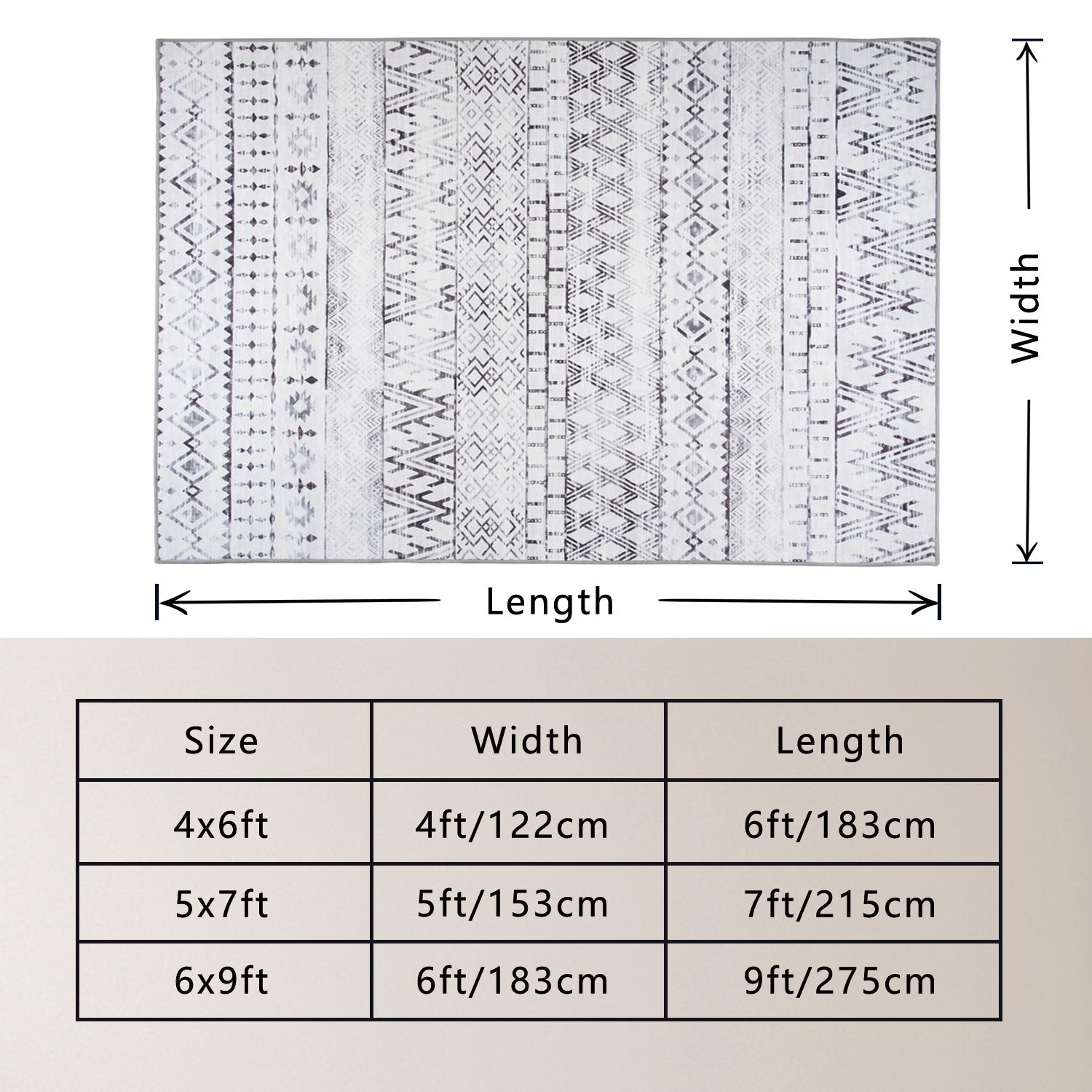 8x10ft Soft Retro Area Rug - Machine Washable & Anti-Skid! Perfect Home Decor + Gift 8x10ft Soft Retro Area Rug - Machine Washable & Anti-Skid! Perfect Home Decor + Gift