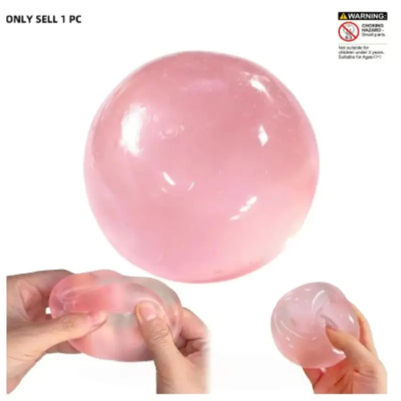 Coconut Oil Stress Relief Squeeze Ball, Calming Stress Ball, Soft Non-Sticky Compression Toy, One Size, Ideal for Relaxation and Fun
