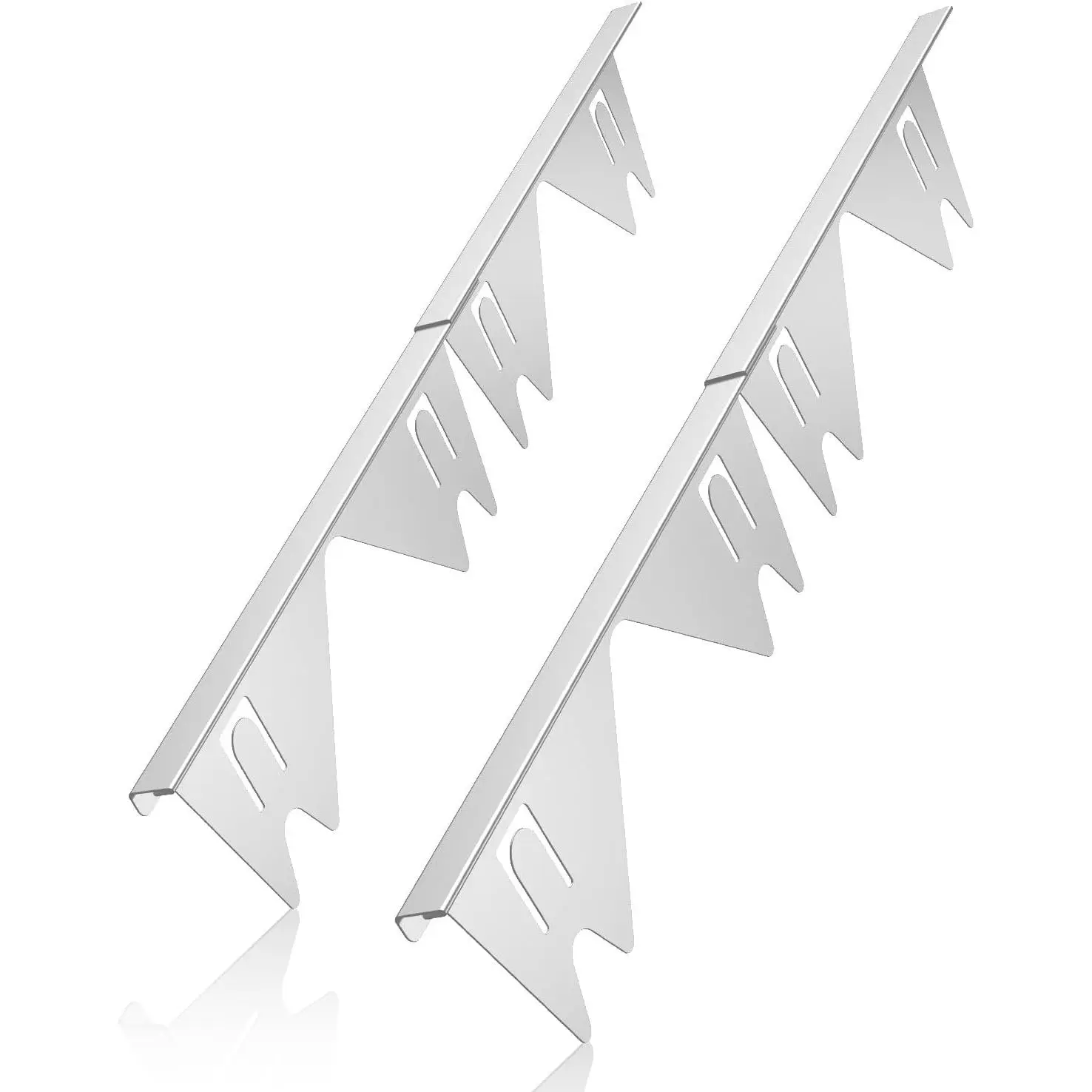 Stainless Steel Stove Gap Covers (2 Pack), Stove Gap Filler, Stove Guard for Kitchen, oven gap filler for Electric Etove,Easy Clean,Heat Resistant,Adjustable Length 13.8" to 27.5",Width 0.79",