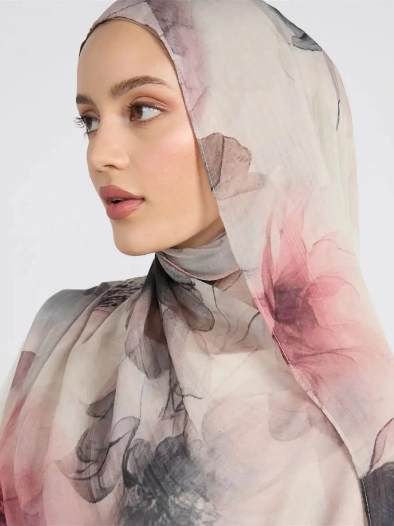 1 piece tie-dye watercolor ethnic bag head scarf printed Malaysian long scarf Turkish scarf shawl scarf Hijab