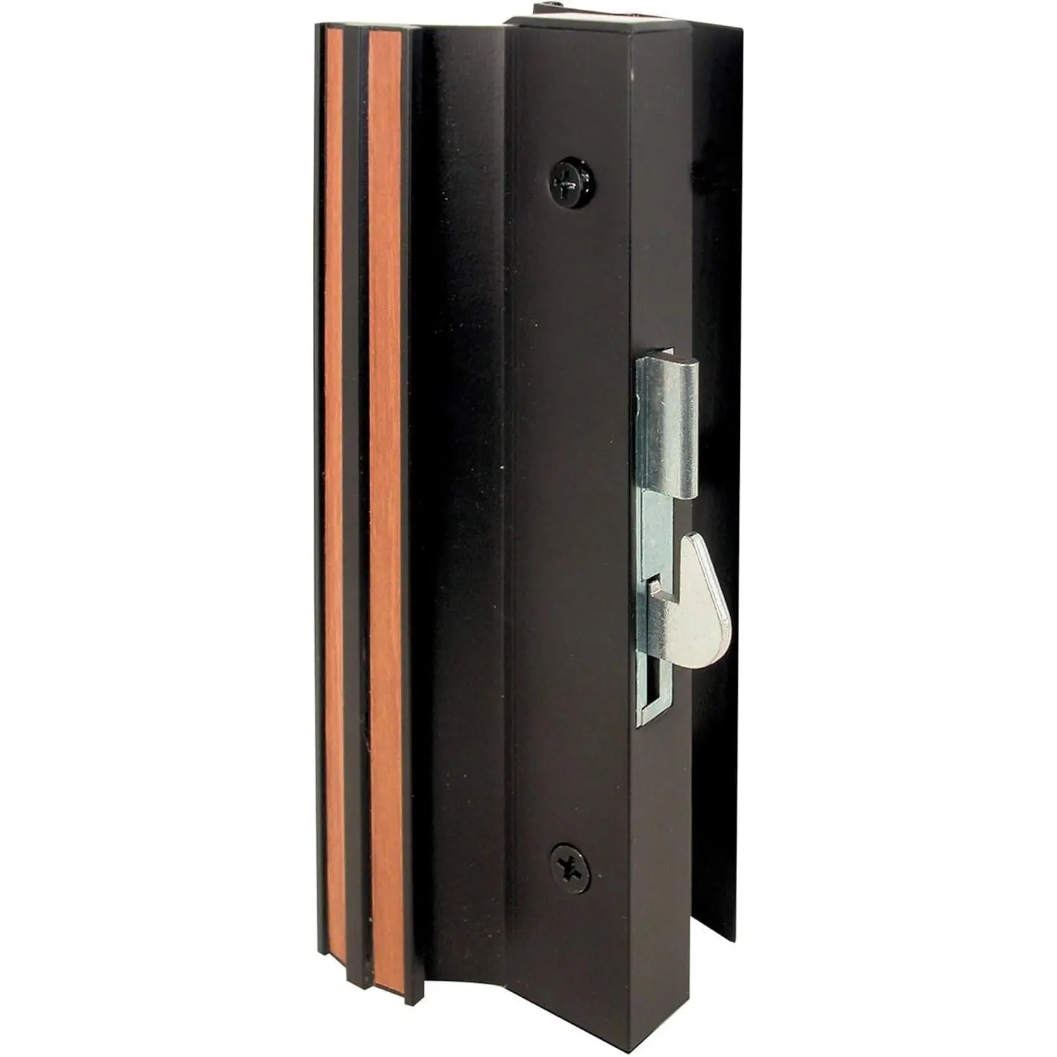 C 1001 Sliding Glass Door Handle Set, 4-15/16 Inch, Extruded Aluminum, Black, Single Pack
