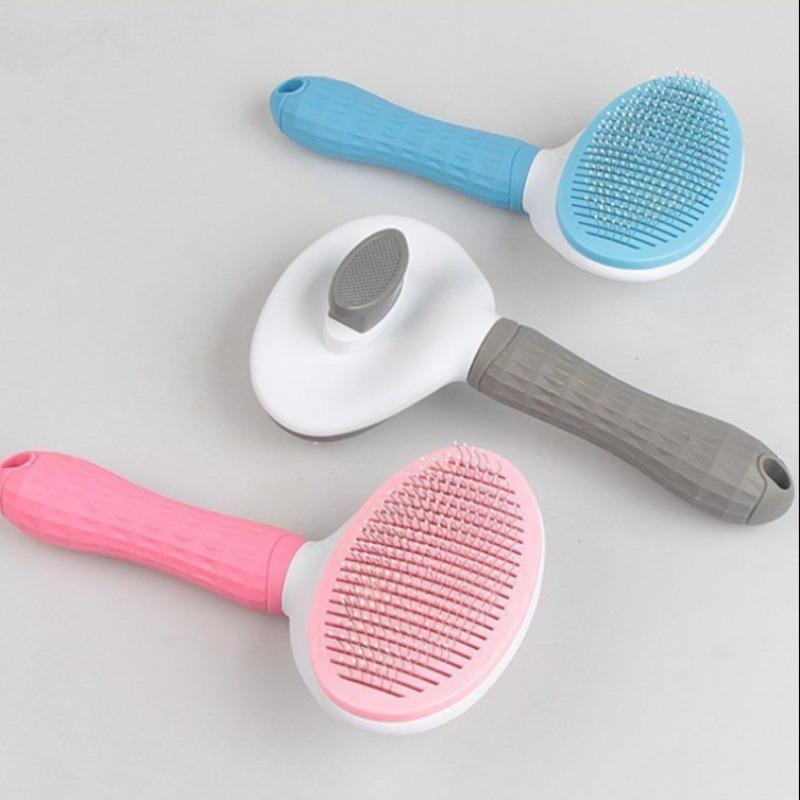 Comfort Pet Hair Removal Comb, Pet Grooming Brush, Massaging Comb for Cats & Dogs, Pet Hair Detangling Comb for Kittens, Summer Pets Supplies