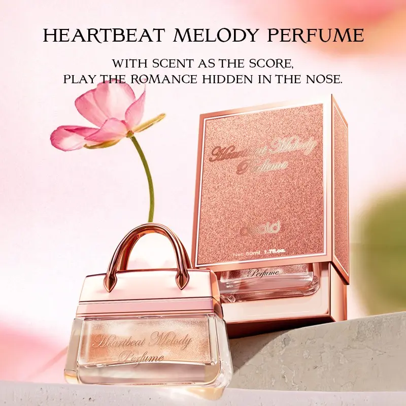Deold 50ML Perfume for Women, Long-Lasting Floral Woody Scent, Fashionable Gift Box, Ideal for Holidays, Office Ladies, Dates, Dinners