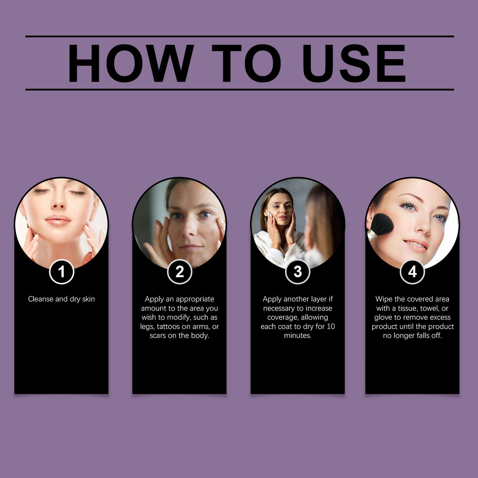 AMZ Natural Skin Tone Concealer, Daily Makeup, Facial Concealer, Hydrating Concealer, Non-Sticking, Natural Skin Tone Concealer Cream