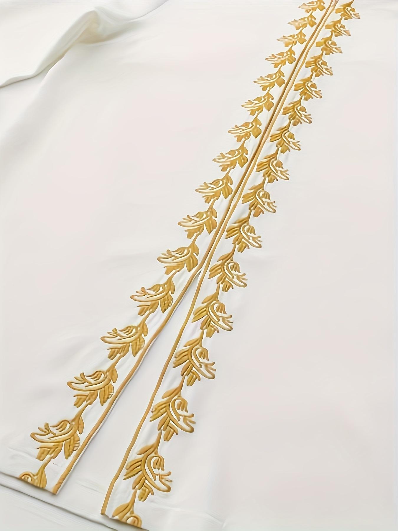 Men's Traditional Clothing Men's Set Two-Piece Set Long Sleeve Embroidery Luxury Set Men's Casual Holiday Clothing