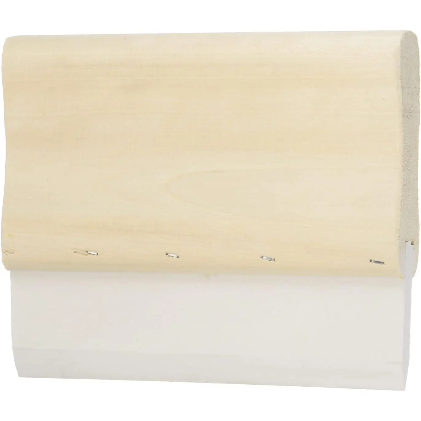 Screen Printing Squeegee 6 Inch 55 Durometer Rubber Blade Wooden Handle Ink Scraper for Screen Printing Fabric Printmaking