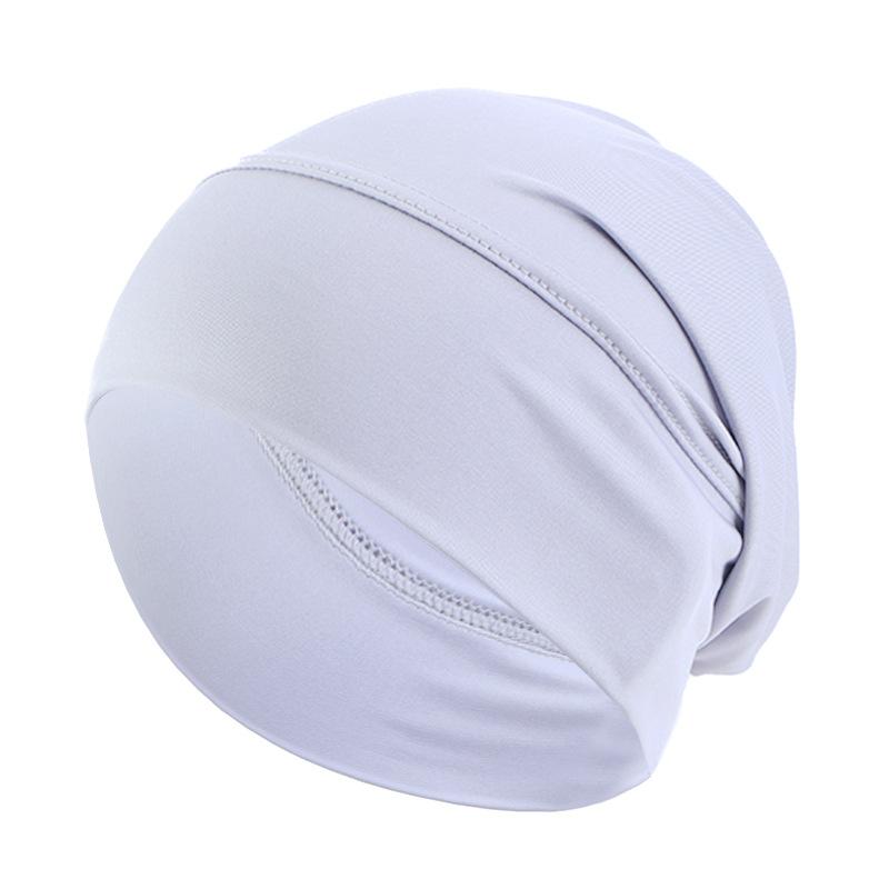 Muslim Elastic Turban Hat, Inner Cap, Chemo Cap, Hair Protection Bonnet