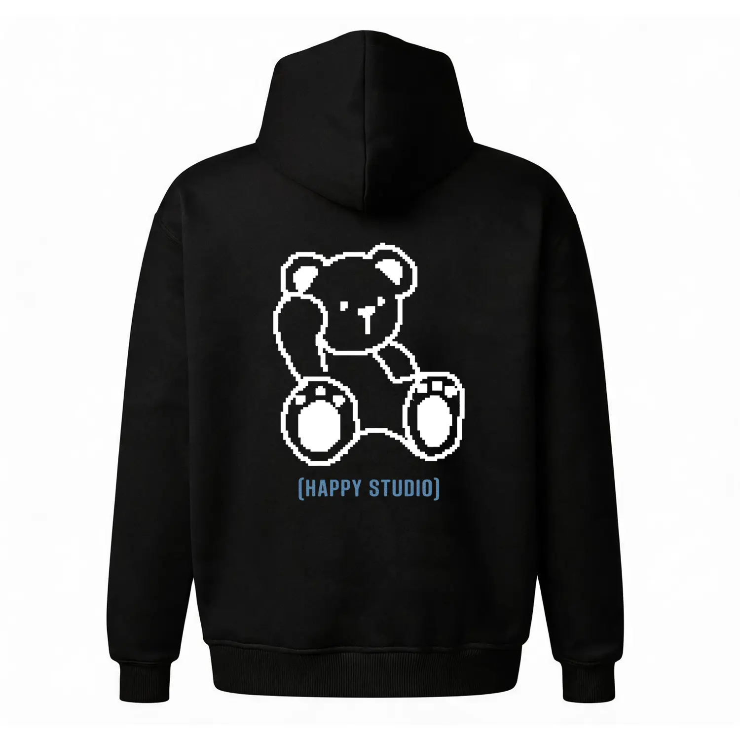 Unisex Y2K Hoodie |   Pixel Teddy Bear Graphic Hoodie Oversized |   Cozy Fleece Streetwear Sweatshirt |   Casual Pullover for Him/Her