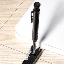 Multi-function Scribing Tool- Construction Pencil- Aluminum Alloy Scribe Tool with Deep Hole Pencil,DIY Woodworking Scribe Gauge Scriber Line Maker Measuring Tool,Gifts For Men(5.5Inch BLACK)