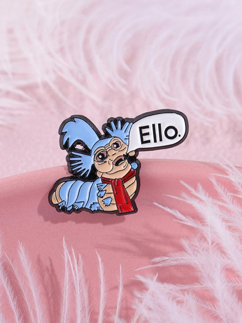 Cartoon Monster Design Brooch, Cute Cartoon Badge for Daily Clothing Decor, Trendy All-match & Exquisite Brooch for Birthday Gift, Fashion Accessory