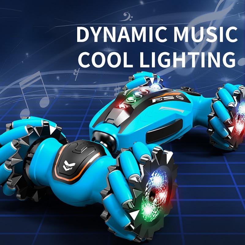 Remote Control Car, 4WD RC Drift Car Toy with Gesture Sensing Function, 360° Rotation Transform RC Car, RC Stunt Car for Boys and Girls