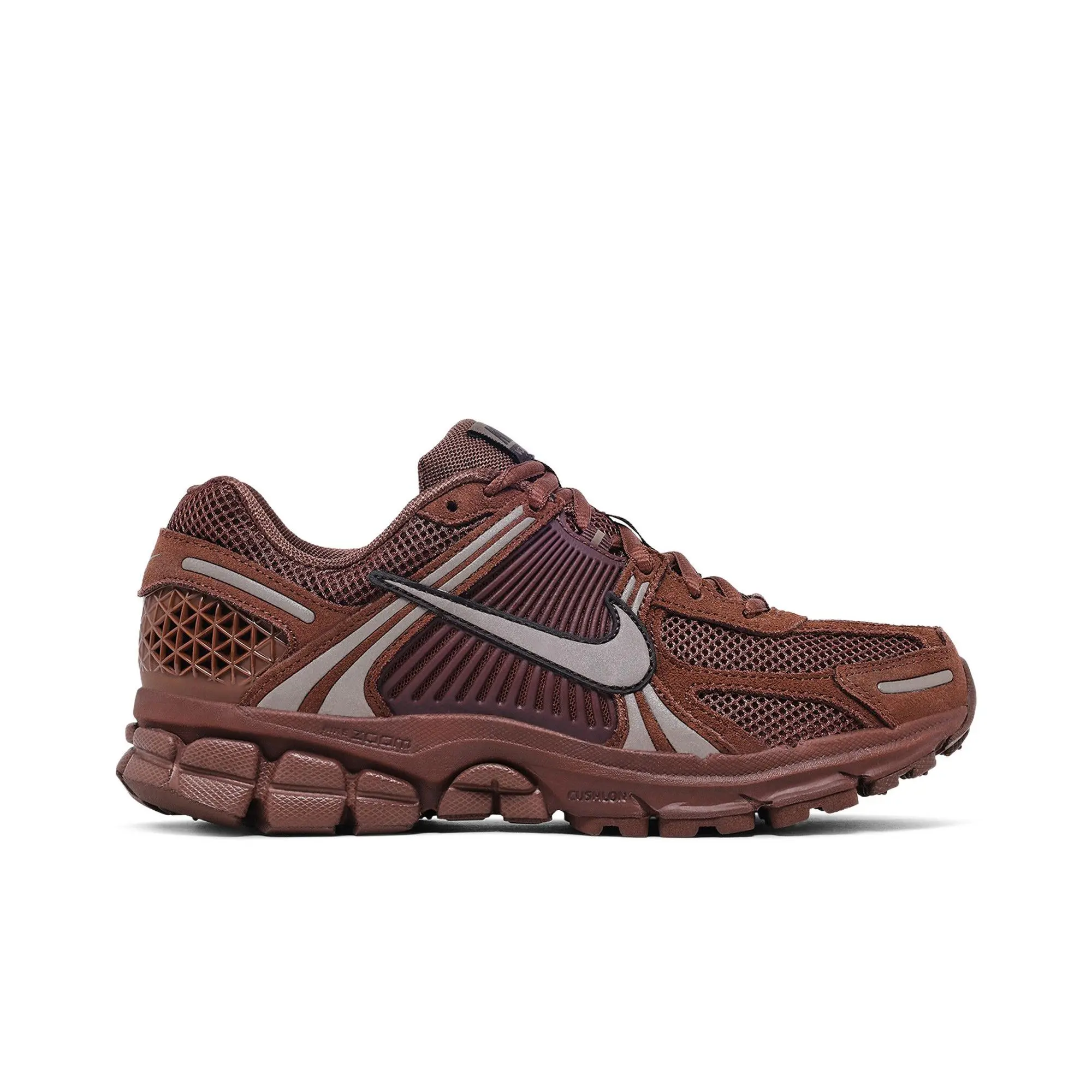 Nike Women's Air Zoom Vomero 5 Low Top Running Shoes, Female Velvet Mesh Footwear, Fauna Brown/Mink Brown, Style HQ0458-201