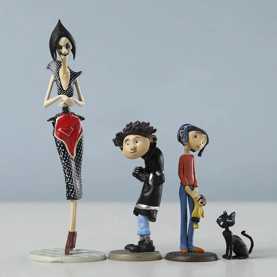 Set Coraline The Cat Wybie Other Mother   Figurine PVC Cute Toys Model Doll Brinquedos