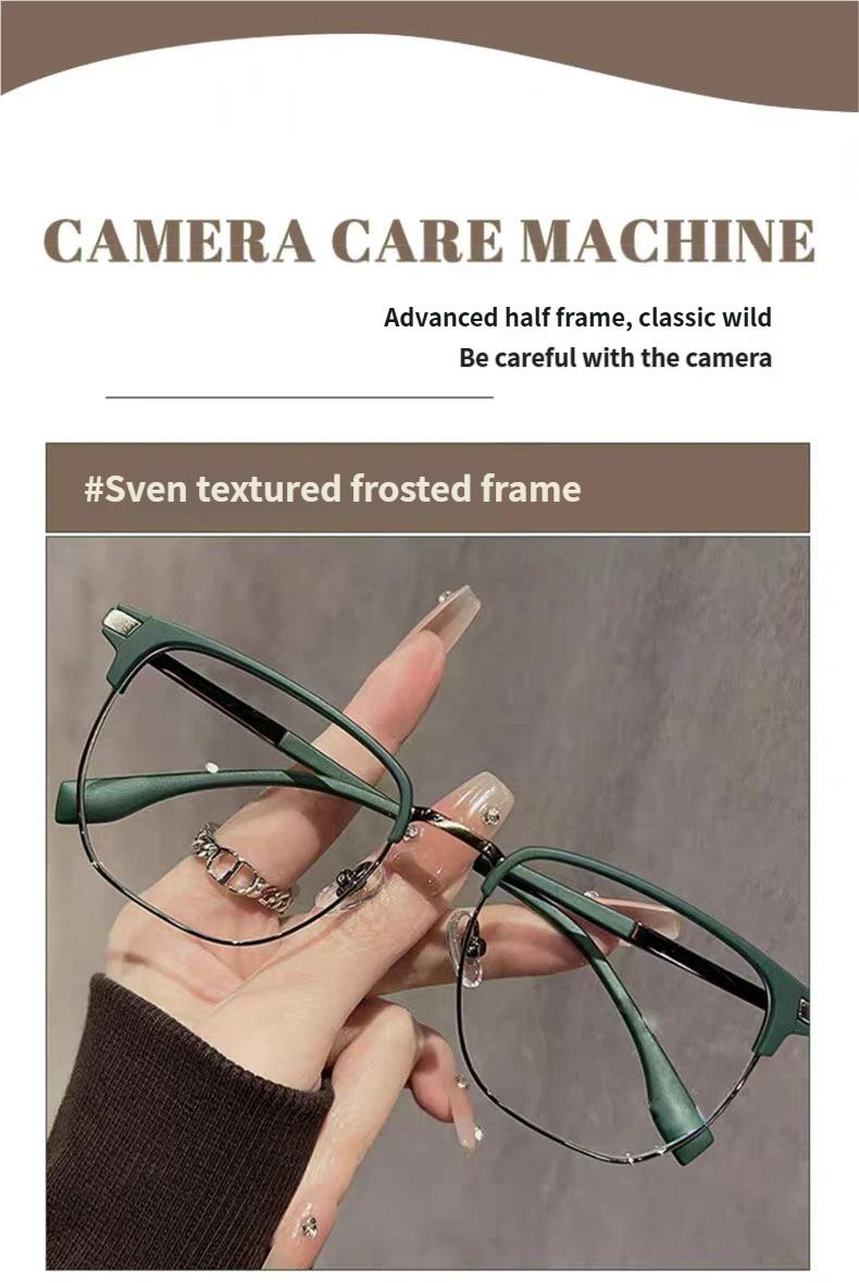 Men’s Anti-Blue Light Glasses, Classic Square Frame with HD Clear Lenses, Lightweight Comfortable Computer Eyewear for Office Work, Gaming, Study & Daily Screen Use