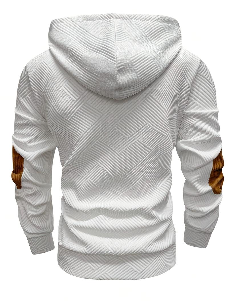 Men's fashionable casual hooded cardigan