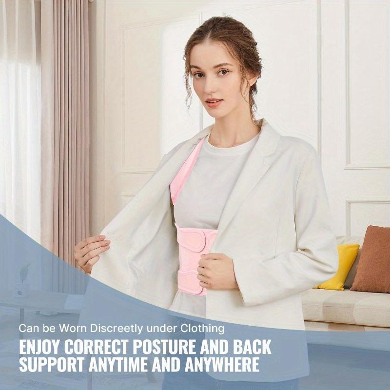 Women's Adjustable Full Back Posture Corrector Brace, Hunchback Orthotic, Posture Strap Support for Shoulder Stretch, Spine Alignment, Upper and Lower Back Pressure Relief, Waist Trimmer Belt for Healthcare, Posture Straightener