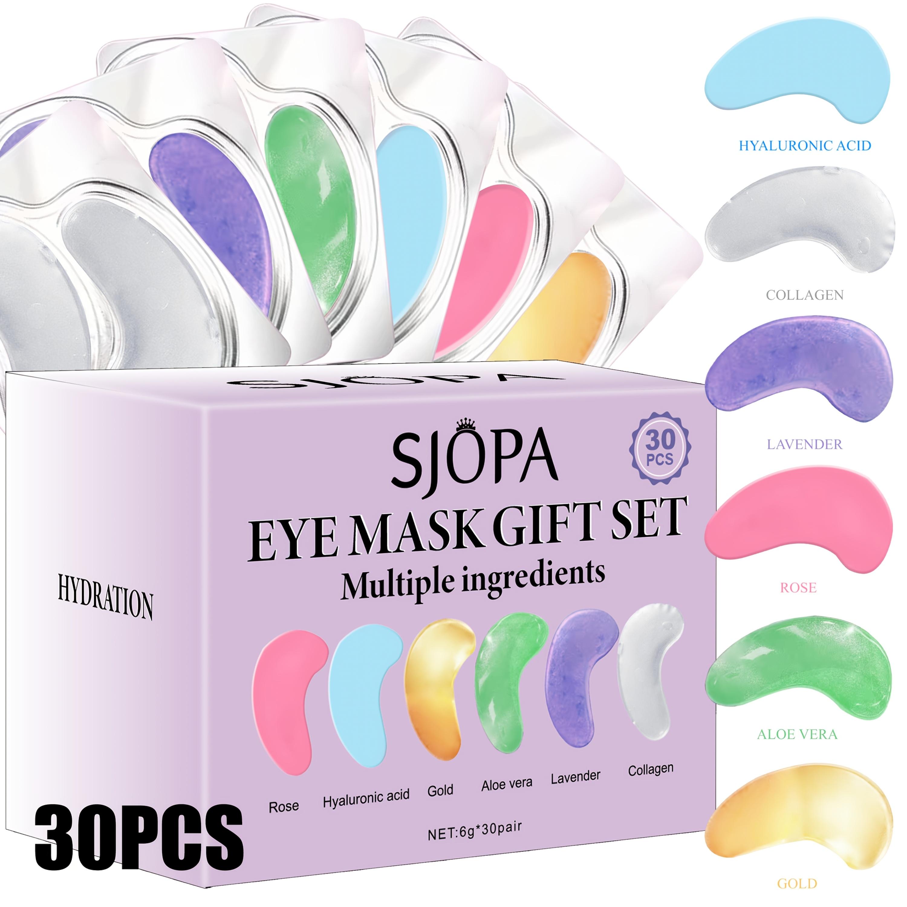 30 pieces of individually packaged eye masks | Deep Moisturizing, Hygienic, Convenient, Perfect Holiday Gift, Six Colors, SJOPA Brand 30 pieces of individually packaged eye masks | Deep Moisturizing, Hygienic, Convenient, Perfect Holiday Gift, Six Colors, SJOPA Brand
