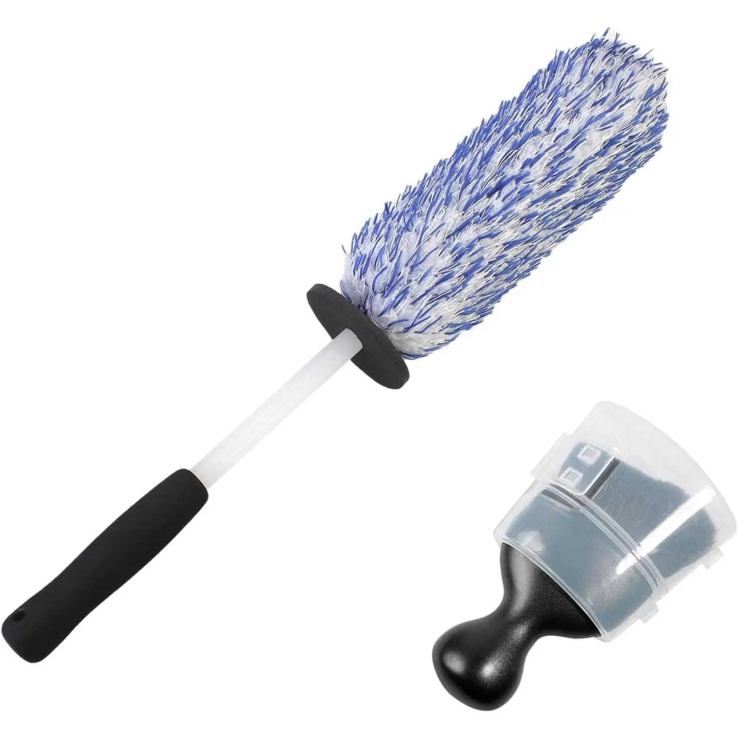 Metal Free Microfiber Wheel Brush,Wheel Cleaner Brush for Wheel and Rim Detailing, No
