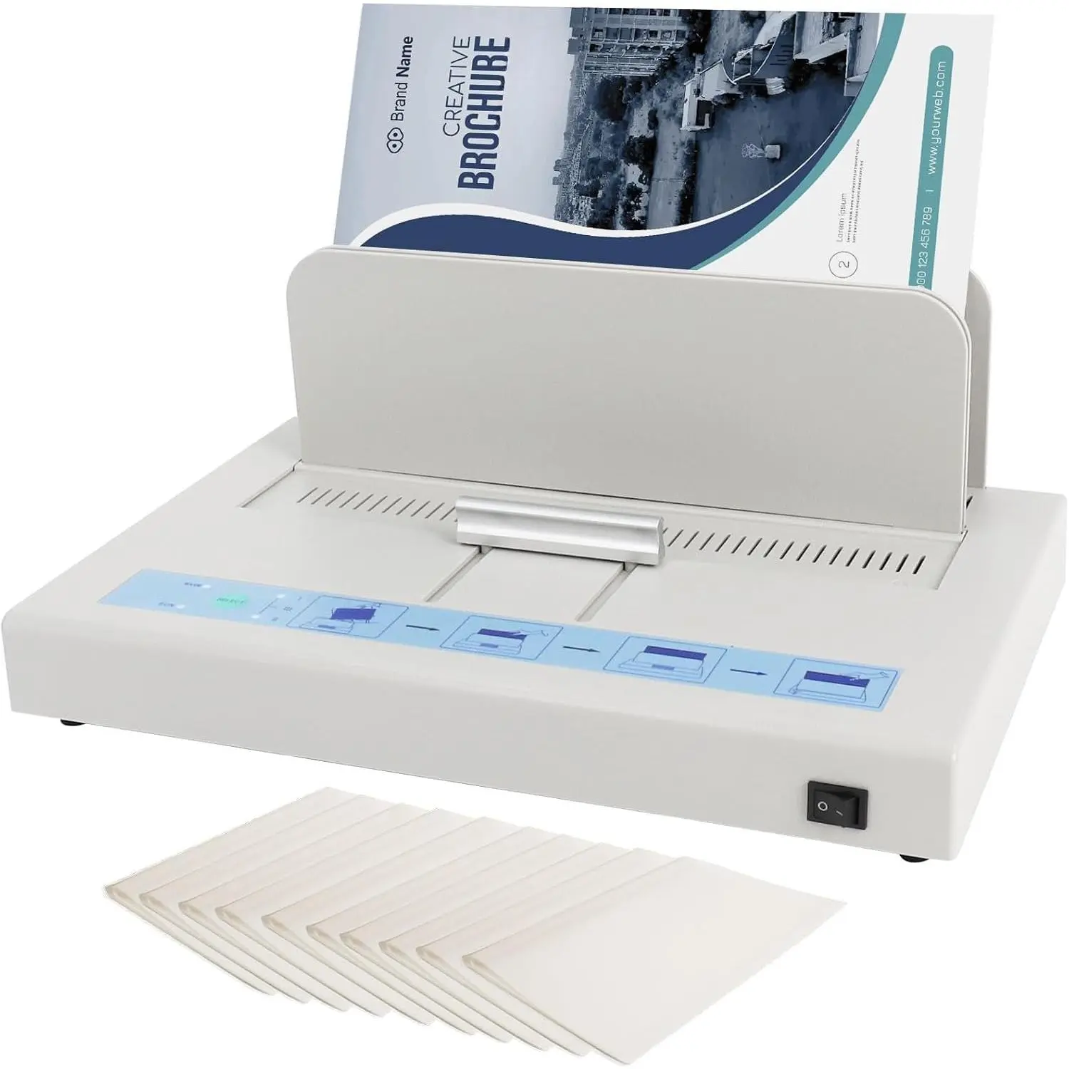Thermal Binding Machine 500 Sheets Capacity, Book Binding Material