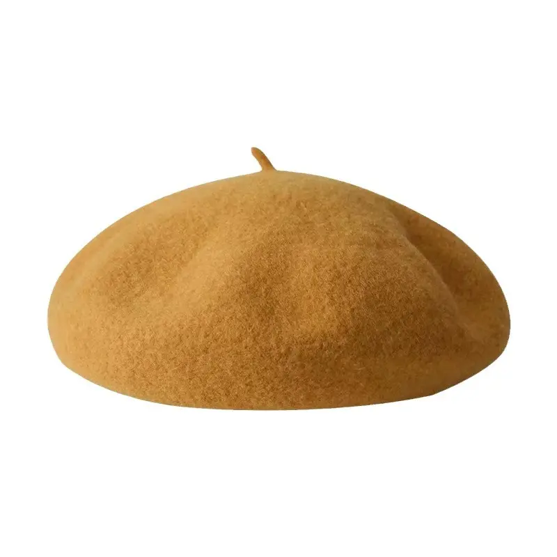 Womens Vintage Solid Color Berets Classic Soft Painter Hats Minimalist Retro Design Lightweight Comfortable Daily Outdoor Street Photography All Season Fashion Headwear Accessory For Matching Dresses Coats Casual Outfits