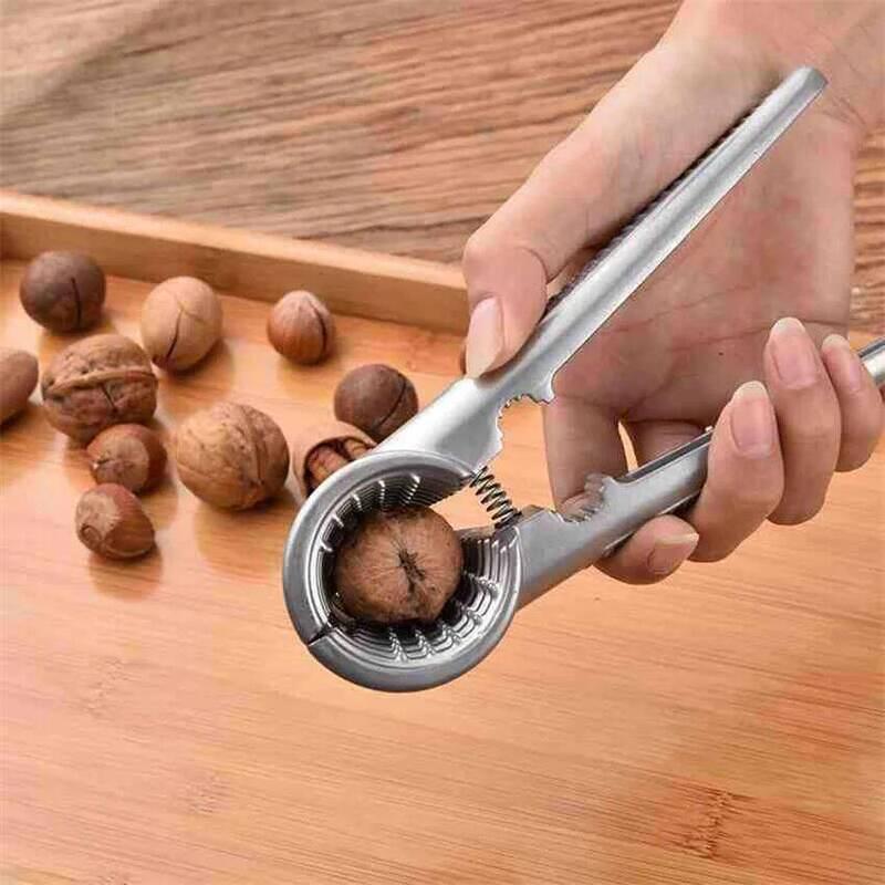 Zinc Alloy Nutcracker Sheller Crack Al Walnut Pecan Hazelnut Filbert Nut Kitchen Nut Sheller Clip Tool Clamp Plier Cracker