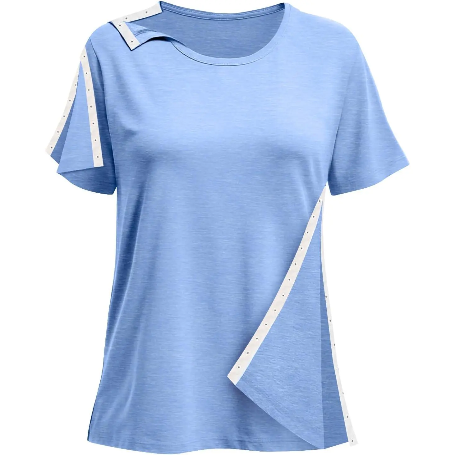 Women's Shortsleeve Shoulder Surgery Recovery Clothing, Chemo Clothing