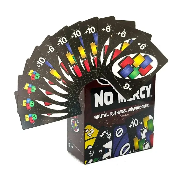 UNO No Mercy Game Board Games Cards Table Family Party Entertainment  Games Card Toys Children Birthday gift