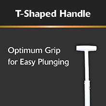 BeehiveMAX Heavy Duty Toilet Plunger - Seals All Bowl Shapes – Powerful Clog Removal