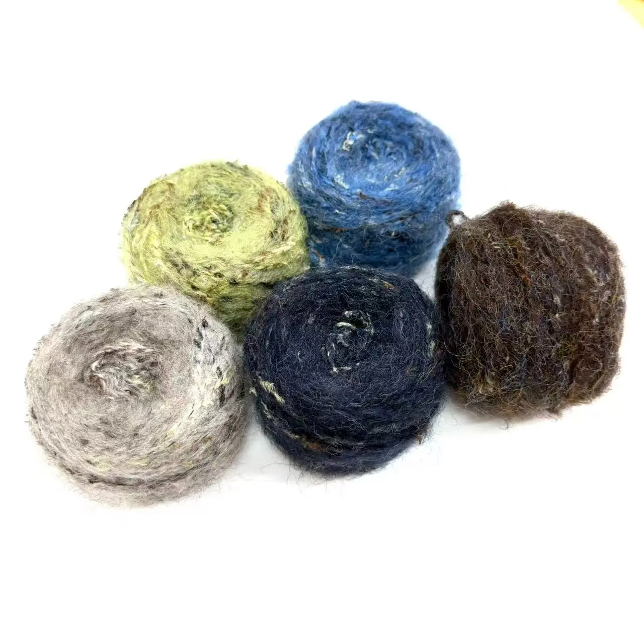 Beginner Crochet Yarn, Multicolor Gradient, Durable Craft Thread, Ideal for DIY Christmas Decor, Mini Art Crafts, Jewelry Making, Perfect Gift