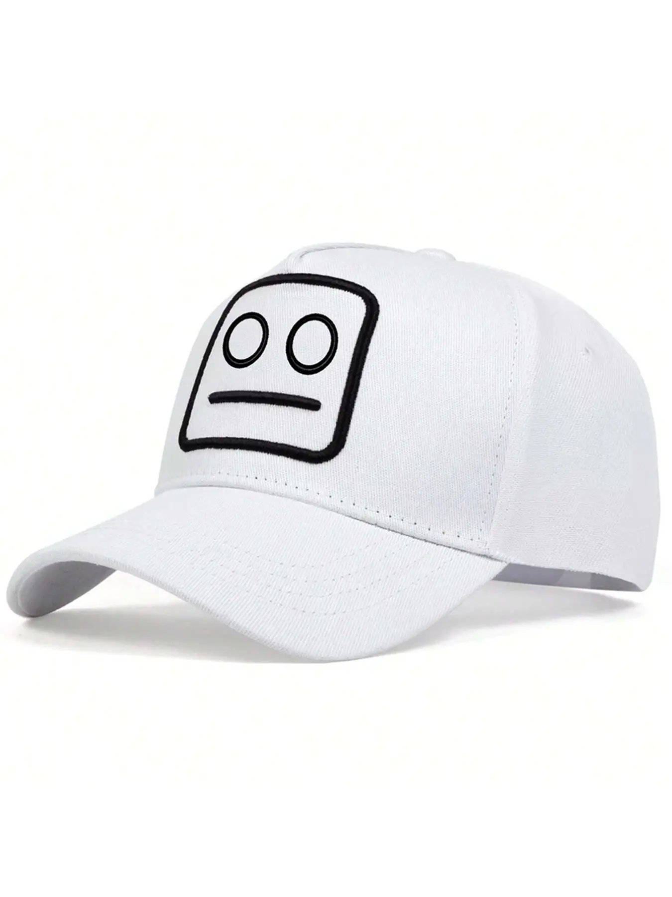 Custom Embroidered Expression Pattern Baseball Hat, Unisex Street Fashion Cap, Adjustable, Ideal for Daily Wear & Gifts