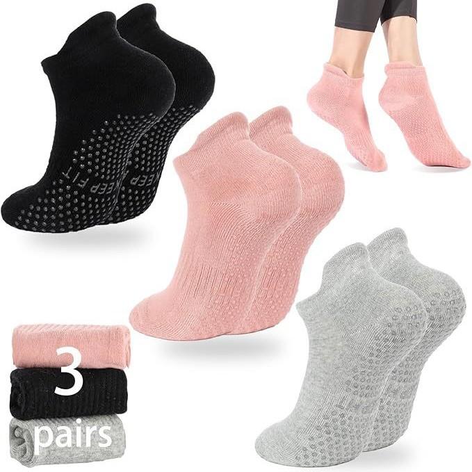 Yoga socks non-slip dispensing indoor fitness Pilates socks women's mesh sports socks cotton socks