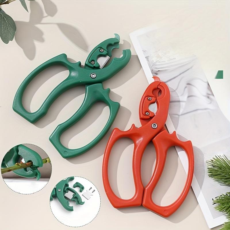 1PC, floral scissors, 2-in-1 flower branch pruning scissors, stainless steel gardening scissors, rose thorn removal scissors, scissors suitable for flower shops