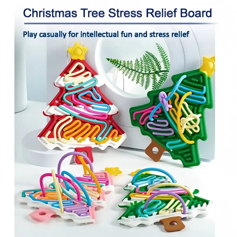 Sensory Integration Activity Stress Relief Board, Silicone Fidget Pad, Silicone Sensory Stress Relief Toy: Eases stress and anxiety, helps calm your mind and body, a must-have toy for travel and flights, and an engaging sensory exploration toy.