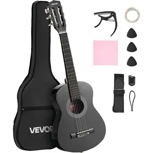 VEVOR Acoustic Guitar, Classical Guitar Starter Kit for Beginners, with Nylon Strings, Basswood Guitar, for Kids Adults Girls Boys Students