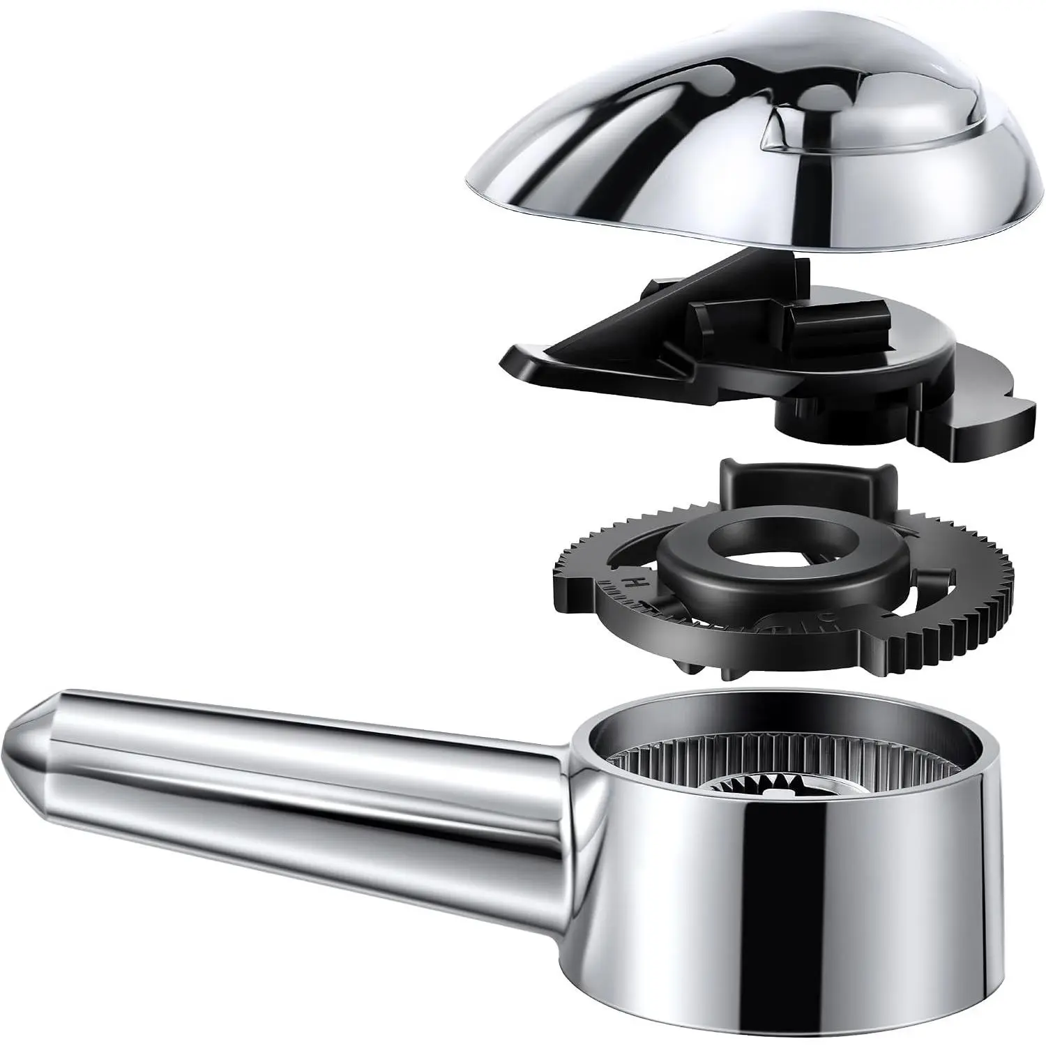 1 Pcs Shower Handle Compatible with Delta 1700(Chrome) | Compatible with Delta Series 1700 Monitor Tub and Shower Faucets, Lever Handle Replacement for 10424, 5inx2in Faucet Handle