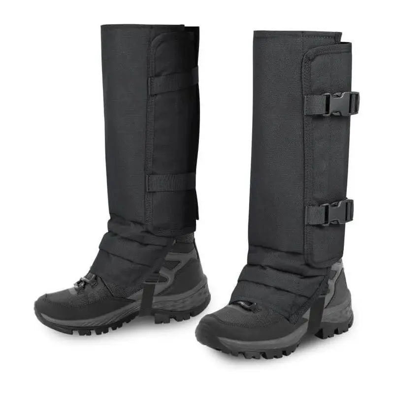 Snake Proof Gaiters Anti-Bite Leg Guards, 1000D Nylon, Adjustable Buckle, Hunting Hiking Camping, Men Women