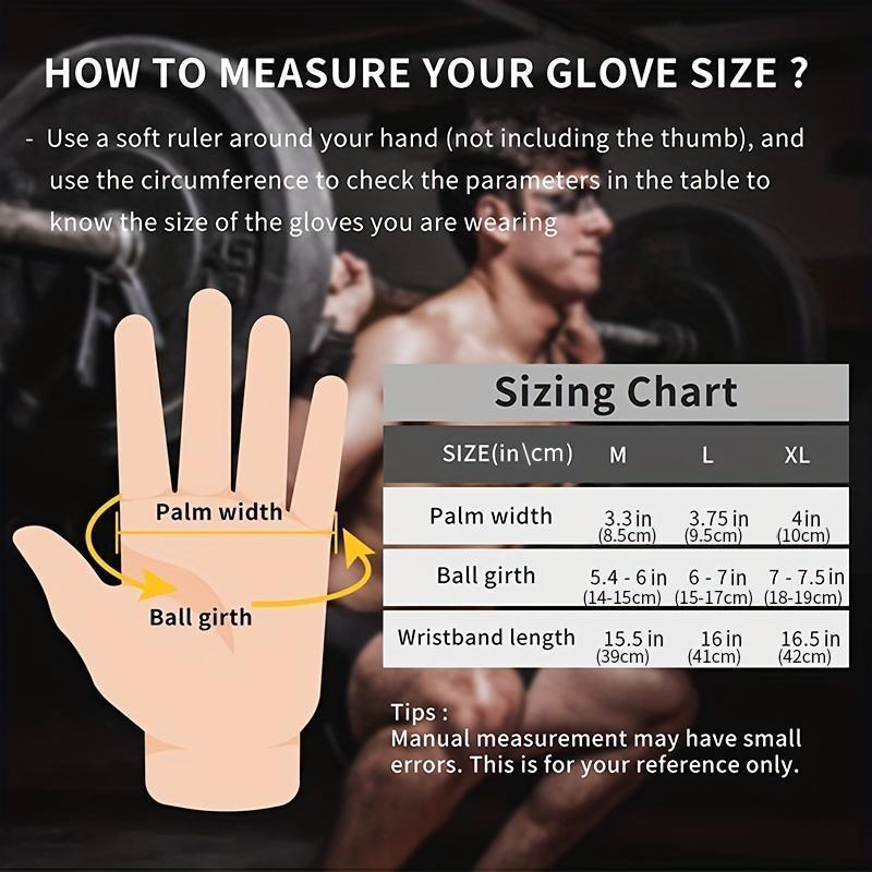 Durable Non-slip Weightlifting Gloves, Adjustable Wrist Strap Design for Men and Women, Essential Gym Training Equipment, Gym Accessories