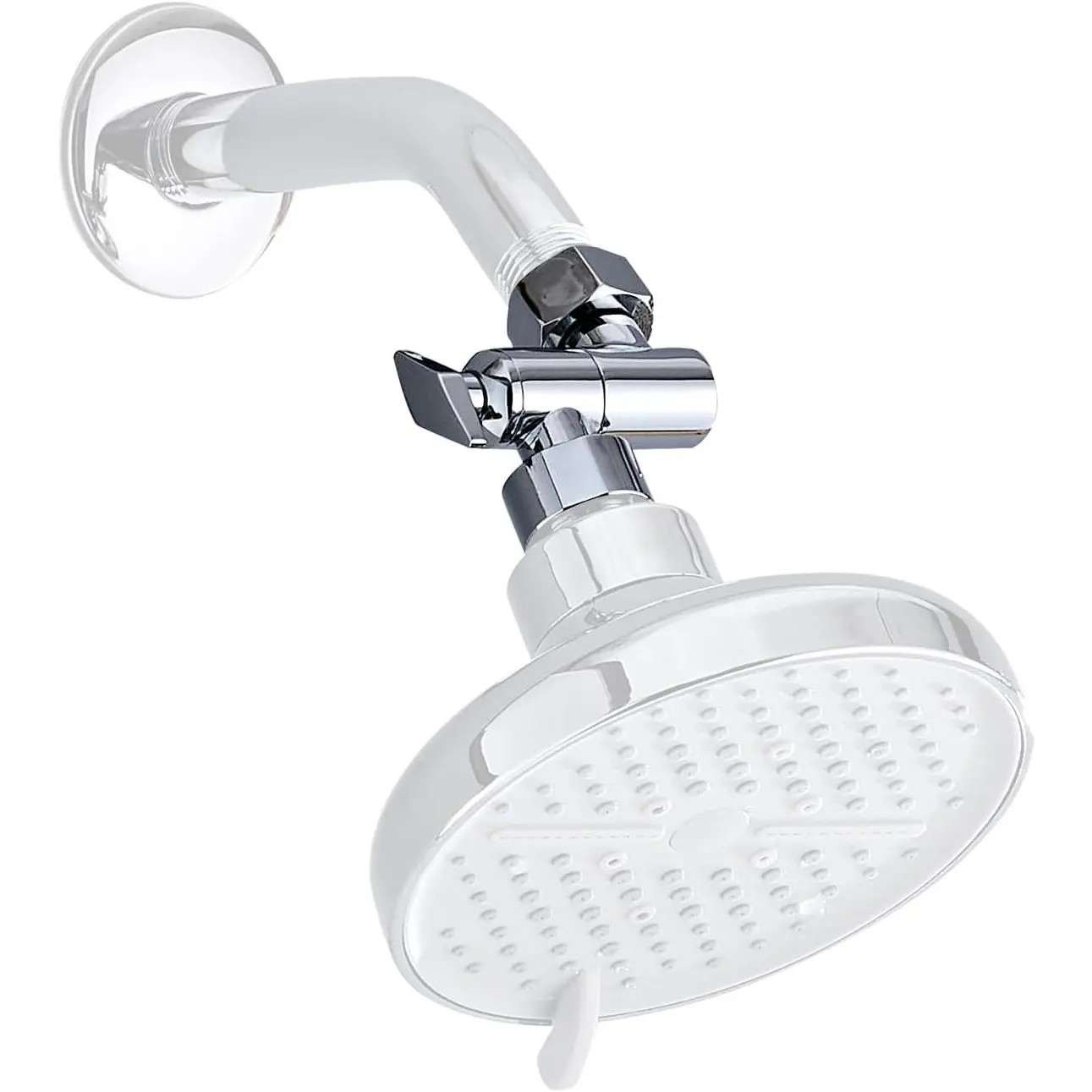 Metal Shower  Elbow Adapter, 360 ° Adjustable | Swivel Brass Showerhead Adapter Brushed