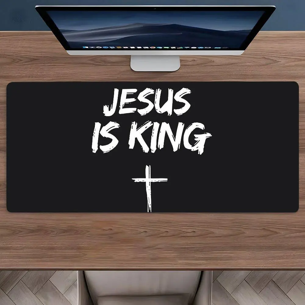 King Cross Gaming Mouse Pad, Anti-Slip Rubber Base Wireless Mouse Pads for Desk, Computers, Laptop, Office Desk