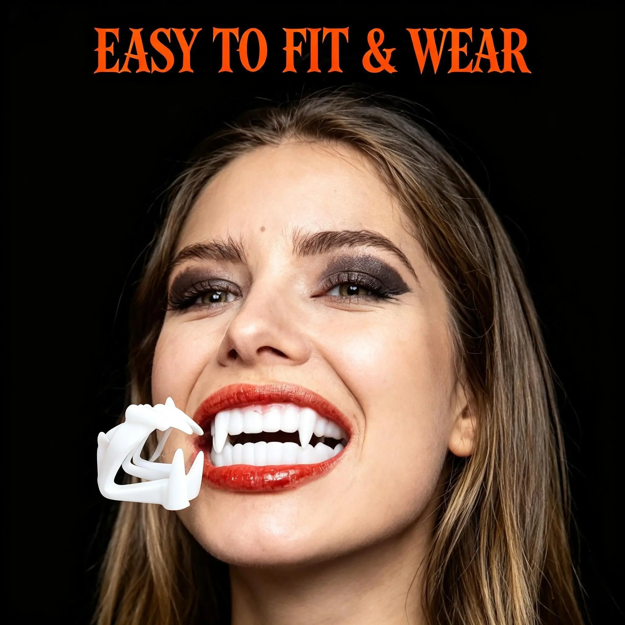 Halloween Teeth Vampire Costumes, Fun Halloween Party Supplies, Pretend Game Decorations, Kids Costume Accessories